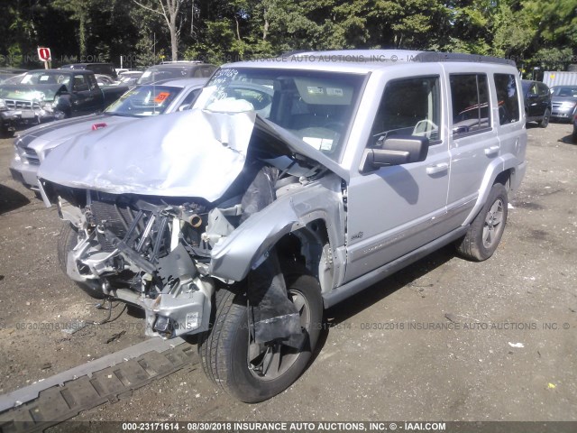 1J8HG48K66C263864 - 2006 JEEP COMMANDER Gümüş foto 2