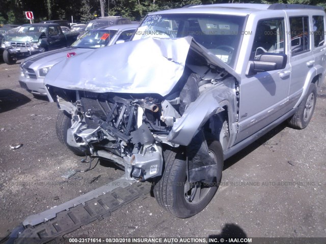 1J8HG48K66C263864 - 2006 JEEP COMMANDER Gümüş foto 6