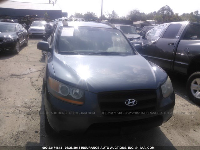 5NMSG13D08H129621 - 2008 HYUNDAI SANTA FE GLS GRAY photo 6