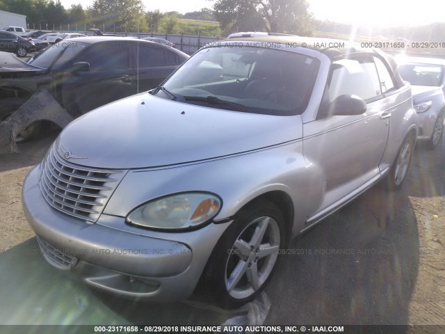 3C3AY75S25T289252 - 2005 CHRYSLER PT CRUISER GT SILVER photo 2