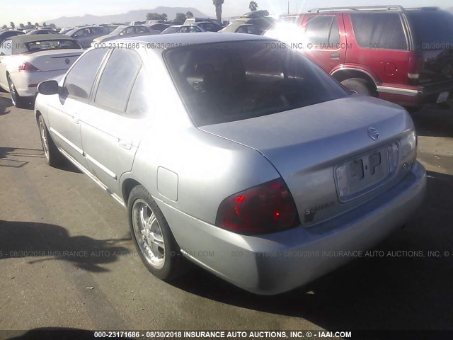 3N1CB51A04L558678 - 2004 NISSAN SENTRA 1.8S SILVER photo 3