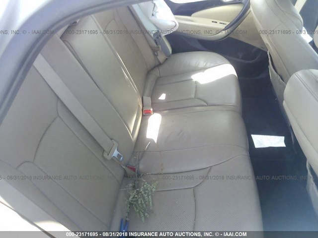 KMHFG4JG0DA284489 - 2013 HYUNDAI AZERA SILVER photo 8