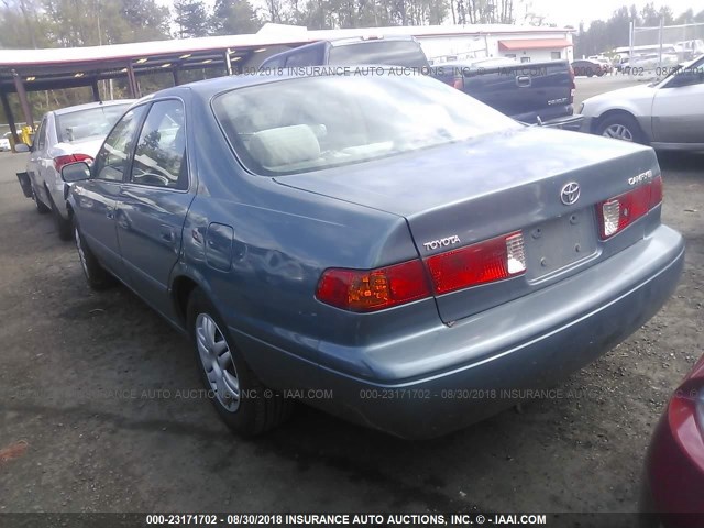 4T1BG22K91U788474 - 2001 TOYOTA CAMRY CE/LE/XLE 青色 照片 3