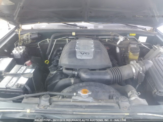 4S6DM58W2Y4414819 - 2000 HONDA PASSPORT EX/LX 绿色 照片 10