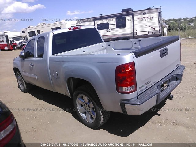 1GTR2VE78CZ225755 - 2012 GMC SIERRA K1500 SLE SILVER photo 3