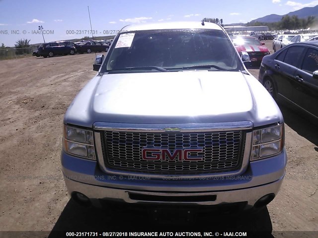 1GTR2VE78CZ225755 - 2012 GMC SIERRA K1500 SLE SILVER photo 6