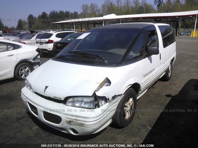 1GMDU06L7ST251912 - 1995 PONTIAC TRANS SPORT  WHITE photo 2