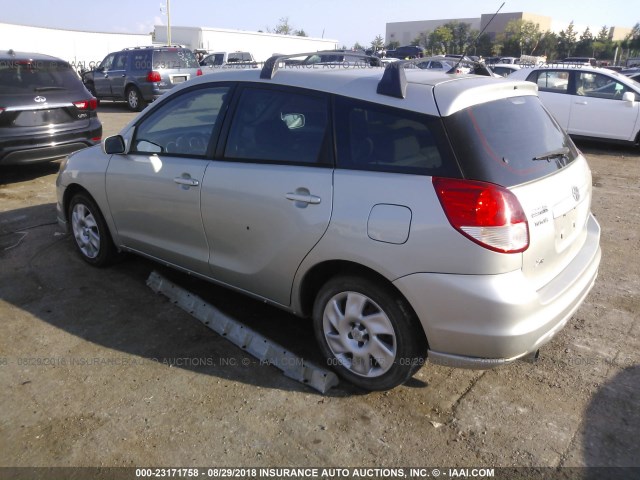 2T1KR32E23C095678 - 2003 TOYOTA COROLLA MATRIX XR SILVER photo 3