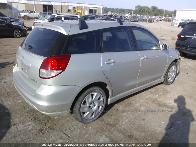 2T1KR32E23C095678 - 2003 TOYOTA COROLLA MATRIX XR SILVER photo 4