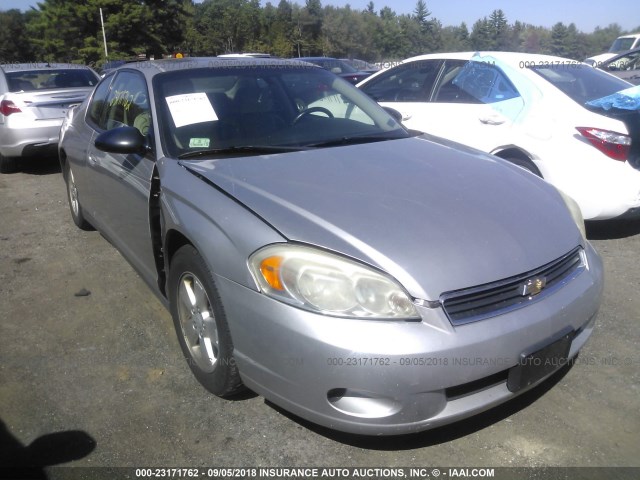 2G1WM16K069259494 - 2006 CHEVROLET MONTE CARLO LT SILVER photo 1