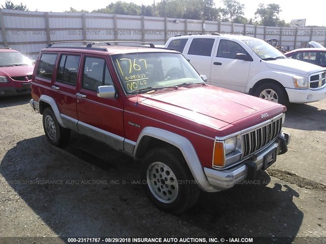 1J4FJ78S1TL210447 - 1996 JEEP CHEROKEE COUNTRY RED photo 1