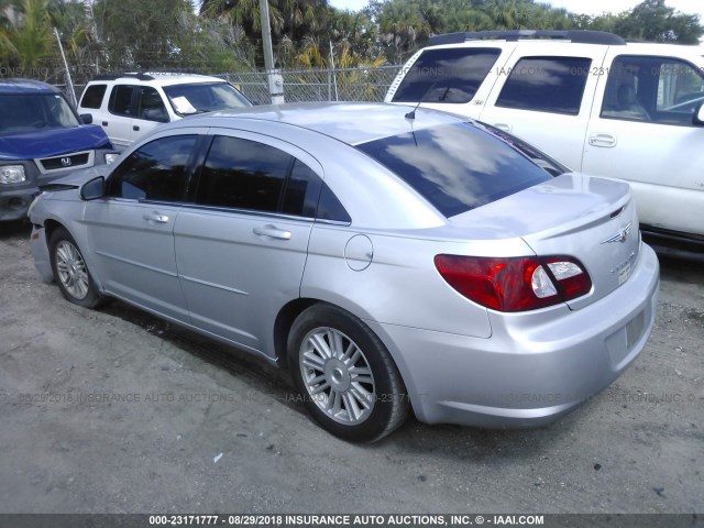 1C3LC56K67N513751 - 2007 CHRYSLER SEBRING TOURING SILVER photo 3