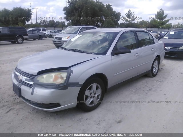 1G1ZT54874F143678 - 2004 CHEVROLET MALIBU LS Күміс фото 2