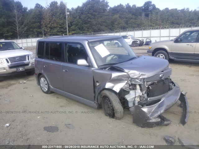 JTLKT324264085320 - 2006 TOYOTA SCION XB Gris foto 1