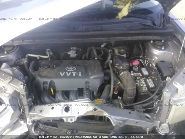 JTLKT324264085320 - 2006 TOYOTA SCION XB Gris foto 10