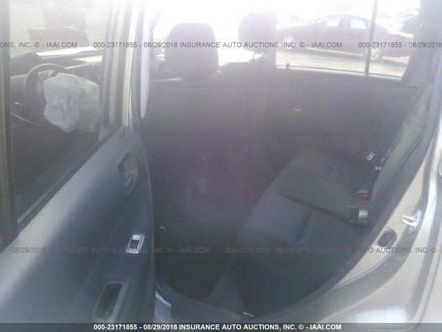 JTLKT324264085320 - 2006 TOYOTA SCION XB Gris foto 8
