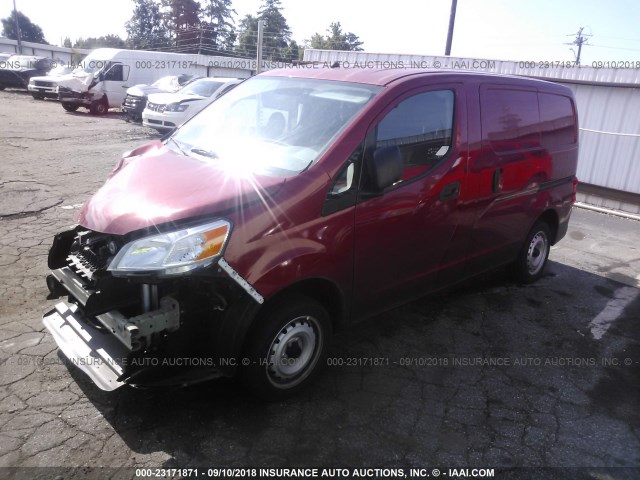 3N6CM0KN5HK718509 - 2017 NISSAN NV200 2.5S/2.5SV MAROON photo 2