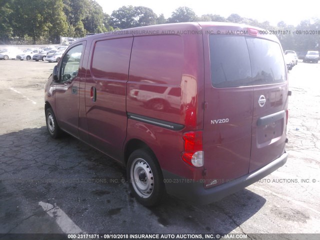 3N6CM0KN5HK718509 - 2017 NISSAN NV200 2.5S/2.5SV MAROON photo 3