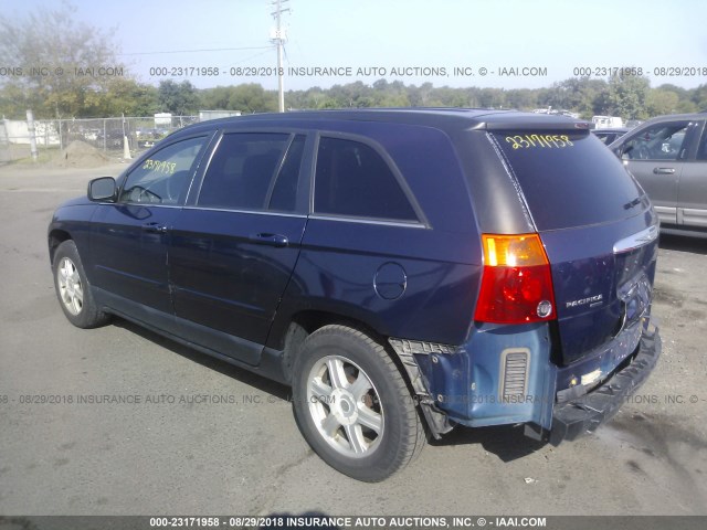 2A4GM68446R667580 - 2006 CHRYSLER PACIFICA TOURING BLUE photo 3
