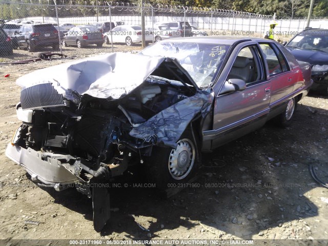 1G4BN52P2SR407281 - 1995 BUICK ROADMASTER GOLD photo 2