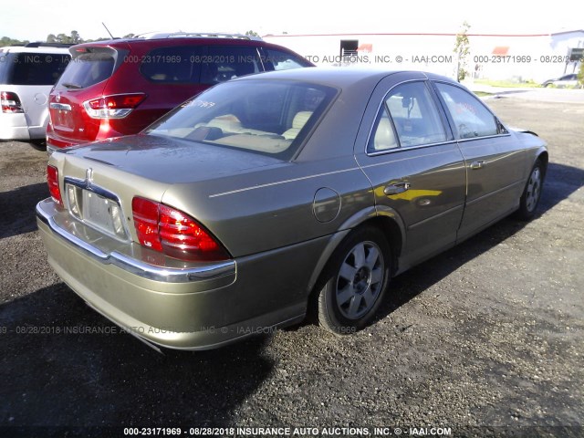 1LNHM86S72Y712617 - 2002 LINCOLN LS 金色 照片 4