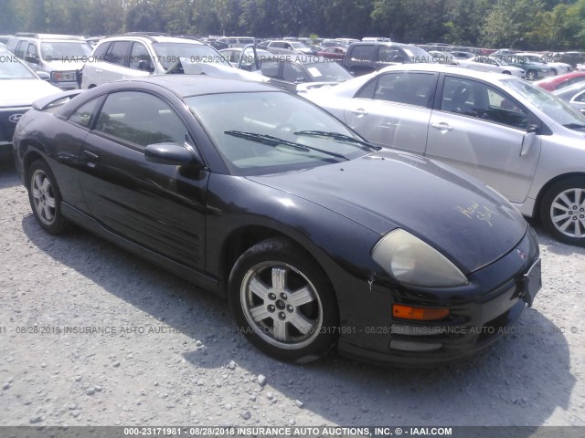 4A3AC84L7YE114555 - 2000 MITSUBISHI ECLIPSE GT BLACK photo 1