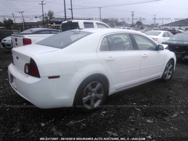 1G1ZC5E10BF317556 - 2011 CHEVROLET MALIBU 1LT თეთრი ფოტო 4
