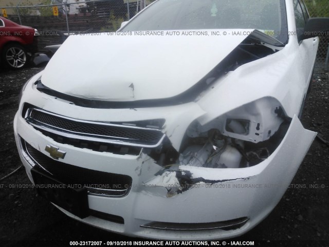 1G1ZC5E10BF317556 - 2011 CHEVROLET MALIBU 1LT თეთრი ფოტო 6
