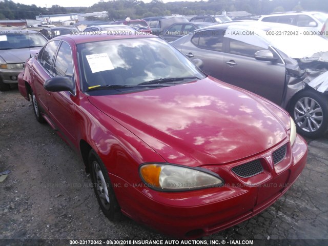 1G2NF52F73C120288 - 2003 PONTIAC GRAND AM SE1 RED photo 1