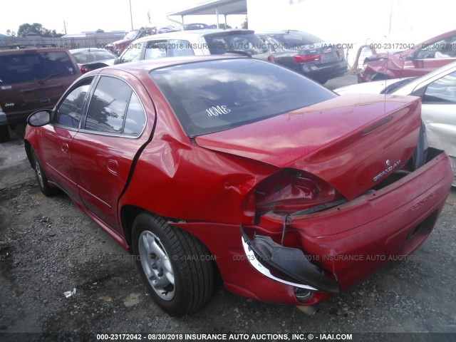 1G2NF52F73C120288 - 2003 PONTIAC GRAND AM SE1 RED photo 3