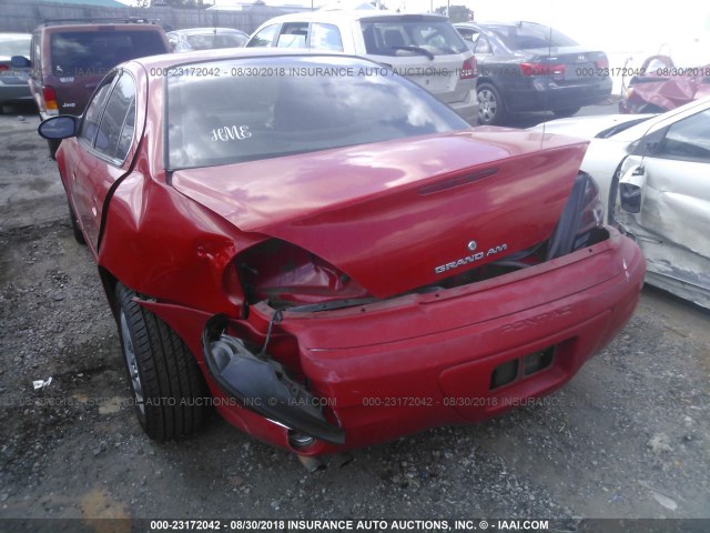 1G2NF52F73C120288 - 2003 PONTIAC GRAND AM SE1 RED photo 6