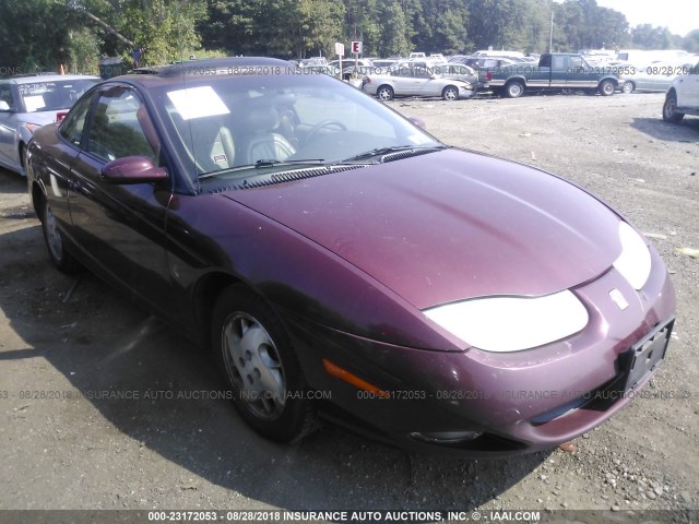 1G8ZY127X2Z247602 - 2002 SATURN SC2 BURGUNDY photo 1