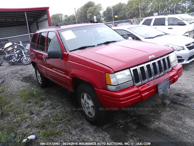 1J4GZ48S8WC222370 - 1998 JEEP GRAND CHEROKEE LAREDO/SPECIAL RED photo 1