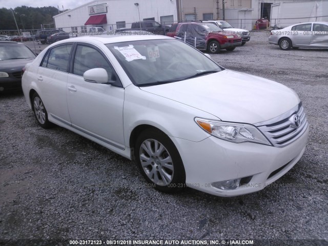 4T1BK3DB4BU386719 - 2011 TOYOTA AVALON LIMITED WHITE photo 1