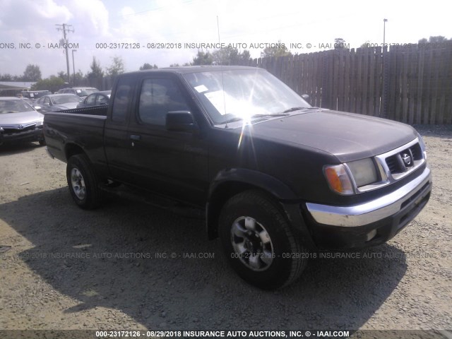 1N6ED26Y7XC303818 - 1999 NISSAN FRONTIER KING CAB XE/KING CAB SE BLACK photo 1