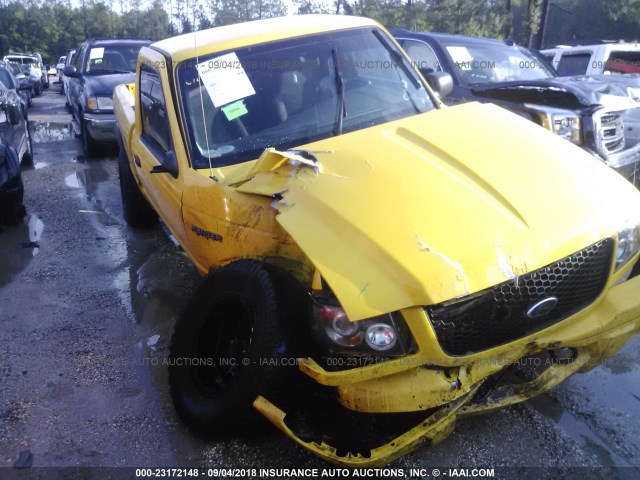 1FTYR10U41TA87421 - 2001 FORD RANGER YELLOW photo 6