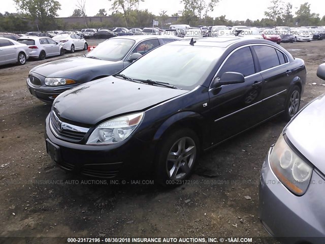 1G8ZS57N98F166102 - 2008 SATURN AURA XE BLACK photo 2