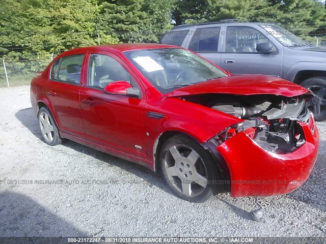 1G1AM58B267674509 - 2006 CHEVROLET COBALT SS RED photo 1