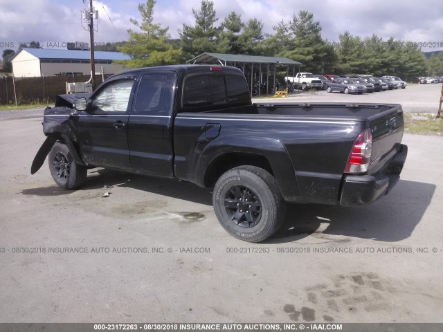 5TFUX4ENXFX033998 - 2015 TOYOTA TACOMA ACCESS CAB Schwarz Foto 3