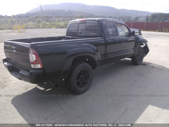 5TFUX4ENXFX033998 - 2015 TOYOTA TACOMA ACCESS CAB Schwarz Foto 4