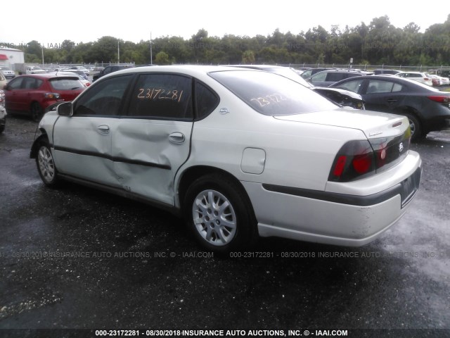 2G1WF52E049325122 - 2004 CHEVROLET IMPALA BEIGE photo 3