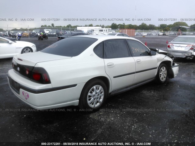 2G1WF52E049325122 - 2004 CHEVROLET IMPALA BEIGE photo 4