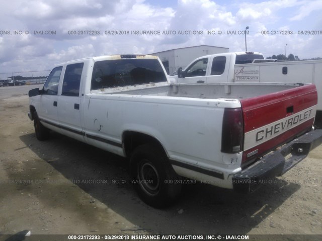 1GTGC33R3XF084825 - 1999 GMC SIERRA C3500 WHITE photo 3