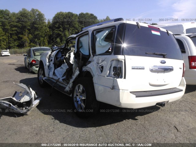 1FMFU19548LA32166 - 2008 FORD EXPEDITION LIMITED WHITE photo 3