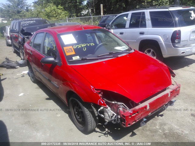1FAFP33P82W214725 - 2002 FORD FOCUS LX RED photo 1