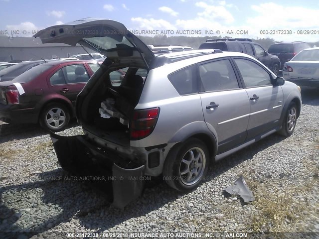 5Y2SL62894Z458207 - 2004 PONTIAC VIBE ვერცხლისფერი ფოტო 4