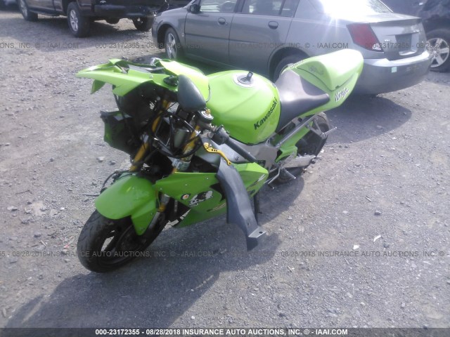 JKAZX4K143A003038 - 2003 KAWASAKI ZX600 K1 GREEN photo 2