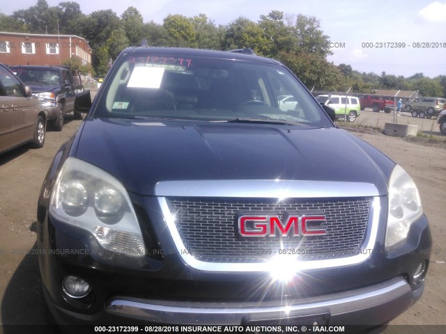 1GKLVMED9AJ166602 - 2010 GMC ACADIA SLT-1 Czarny zdjęcie 6