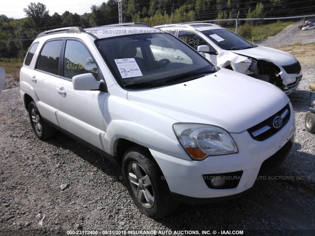 KNDJF723797621694 - 2009 KIA SPORTAGE LX/EX WHITE photo 1