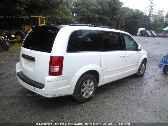 2A8HR54P78R839280 - 2008 CHRYSLER TOWN & COUNTRY TOURING WHITE photo 4